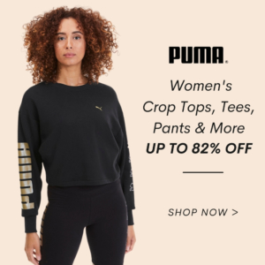 Puma Women’s Crop Tops, Hoodies, Pants & More